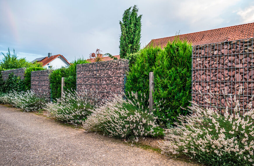 Meer privacy in de tuin met een robuuste schanskorvenschutting